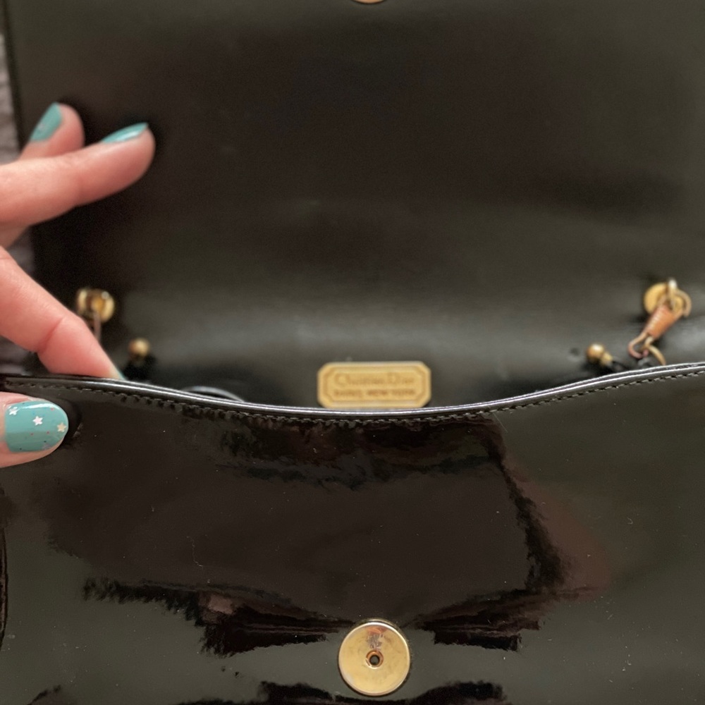 Black vintage clutch - Picture 4 of 8